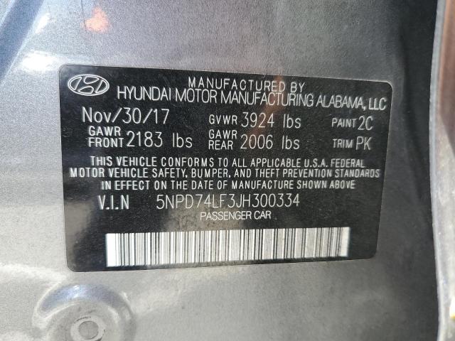 Photo 11 VIN: 5NPD74LF3JH300334 - HYUNDAI ELANTRA SE 