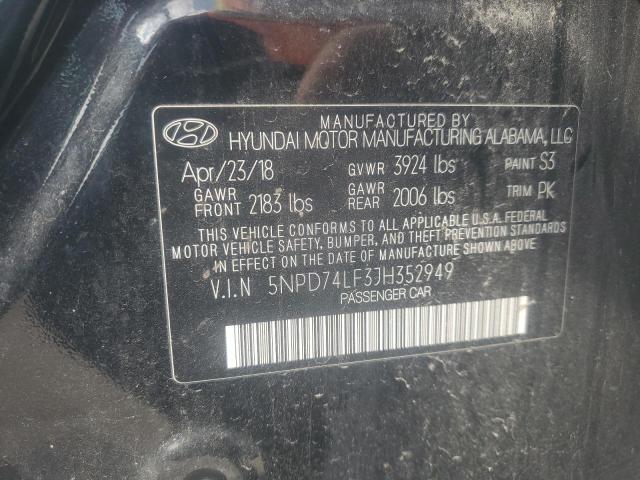 Photo 11 VIN: 5NPD74LF3JH352949 - HYUNDAI ELANTRA SE 