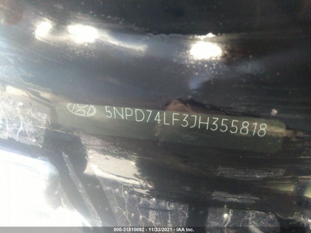 Photo 8 VIN: 5NPD74LF3JH355818 - HYUNDAI ELANTRA 