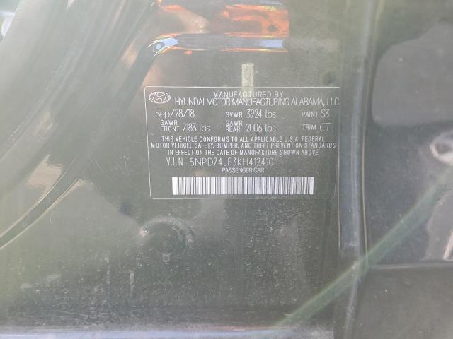 Photo 11 VIN: 5NPD74LF3KH412410 - HYUNDAI ELANTRA 