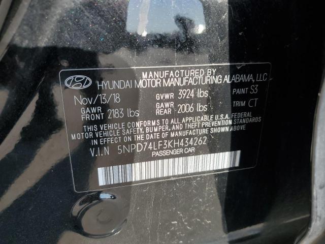 Photo 11 VIN: 5NPD74LF3KH434262 - HYUNDAI ELANTRA SE 