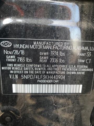 Photo 11 VIN: 5NPD74LF3KH440904 - HYUNDAI ELANTRA SE 