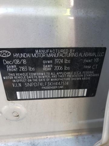 Photo 11 VIN: 5NPD74LF3KH447514 - HYUNDAI ELANTRA 