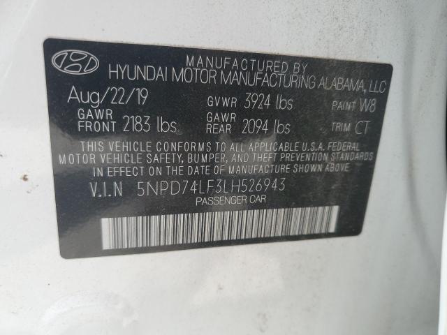 Photo 11 VIN: 5NPD74LF3LH526943 - HYUNDAI ELANTRA 