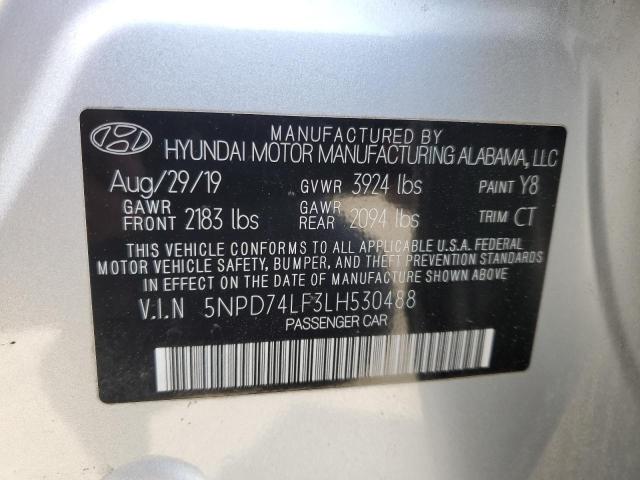 Photo 11 VIN: 5NPD74LF3LH530488 - HYUNDAI ELANTRA 