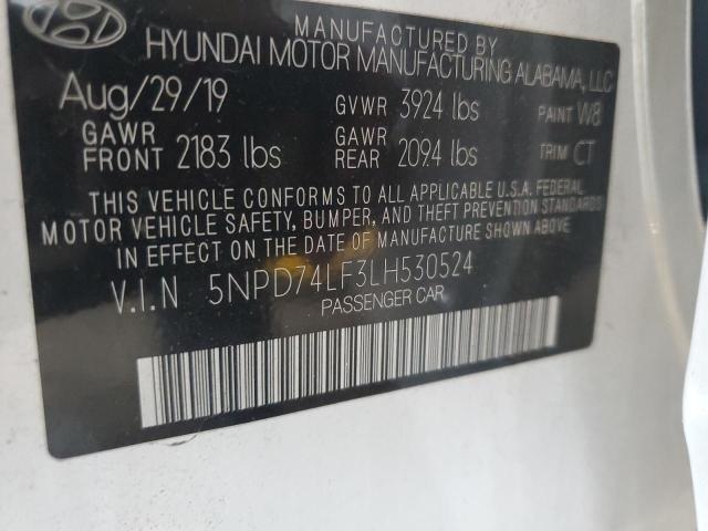 Photo 11 VIN: 5NPD74LF3LH530524 - HYUNDAI ELANTRA 