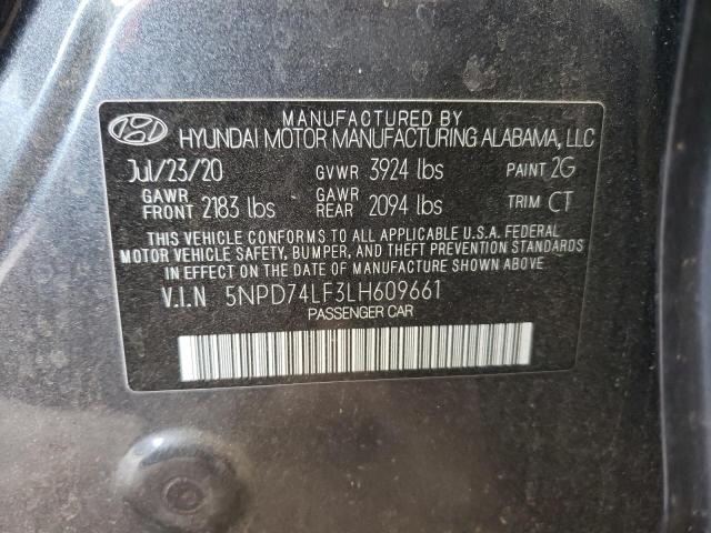 Photo 11 VIN: 5NPD74LF3LH609661 - HYUNDAI ELANTRA SE 