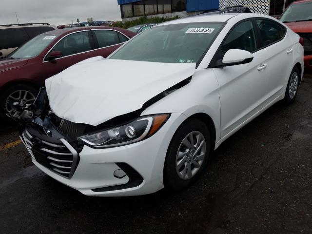 Photo 1 VIN: 5NPD74LF4HH103196 - HYUNDAI ELANTRA SE 