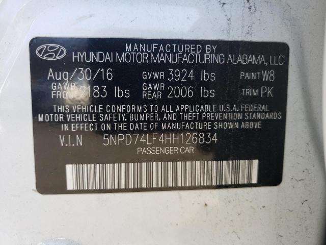 Photo 11 VIN: 5NPD74LF4HH126834 - HYUNDAI ELANTRA SE 