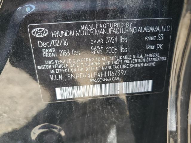 Photo 11 VIN: 5NPD74LF4HH167397 - HYUNDAI ELANTRA 