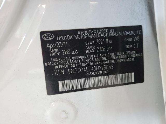 Photo 11 VIN: 5NPD74LF4JH223845 - HYUNDAI ELANTRA 