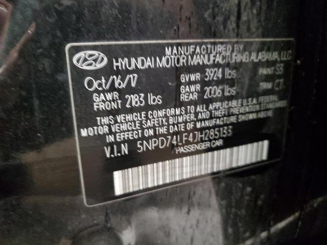 Photo 12 VIN: 5NPD74LF4JH285133 - HYUNDAI ELANTRA 