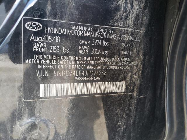 Photo 11 VIN: 5NPD74LF4JH394238 - HYUNDAI ELANTRA SE 