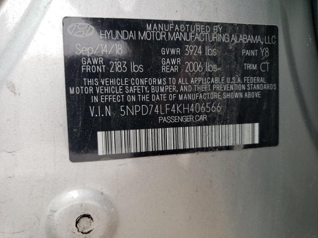 Photo 11 VIN: 5NPD74LF4KH406566 - HYUNDAI ELANTRA 