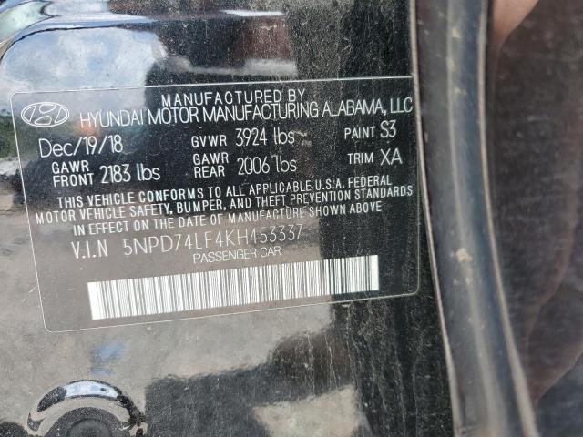 Photo 11 VIN: 5NPD74LF4KH453337 - HYUNDAI ELANTRA SE 