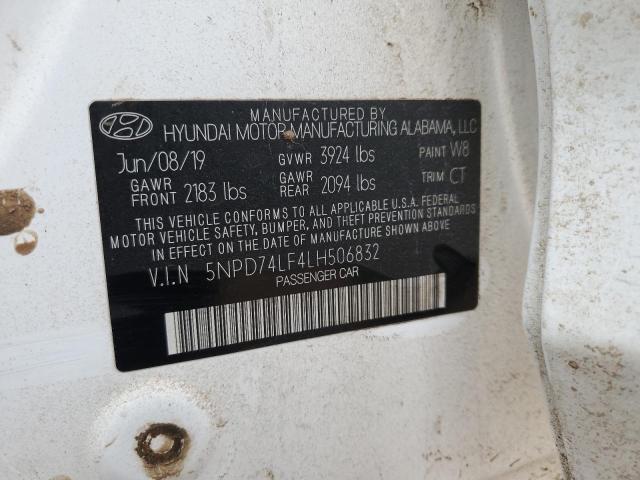 Photo 11 VIN: 5NPD74LF4LH506832 - HYUNDAI ELANTRA SE 