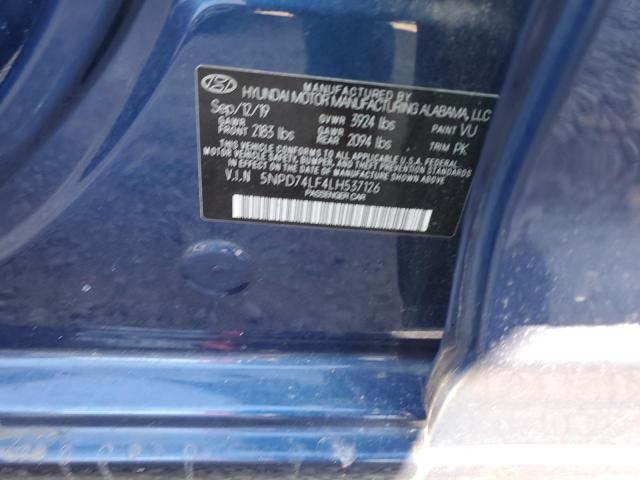 Photo 11 VIN: 5NPD74LF4LH537126 - HYUNDAI ELANTRA SE 