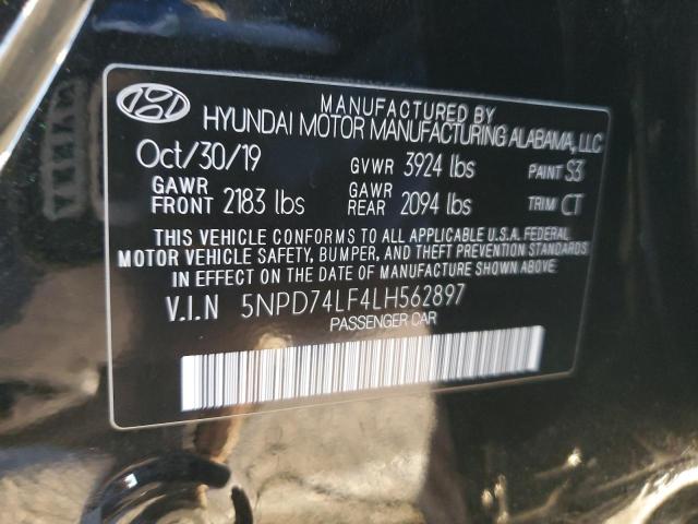 Photo 12 VIN: 5NPD74LF4LH562897 - HYUNDAI ELANTRA SE 