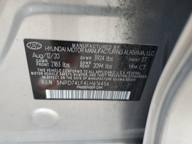 Photo 11 VIN: 5NPD74LF4LH616456 - HYUNDAI ELANTRA SE 