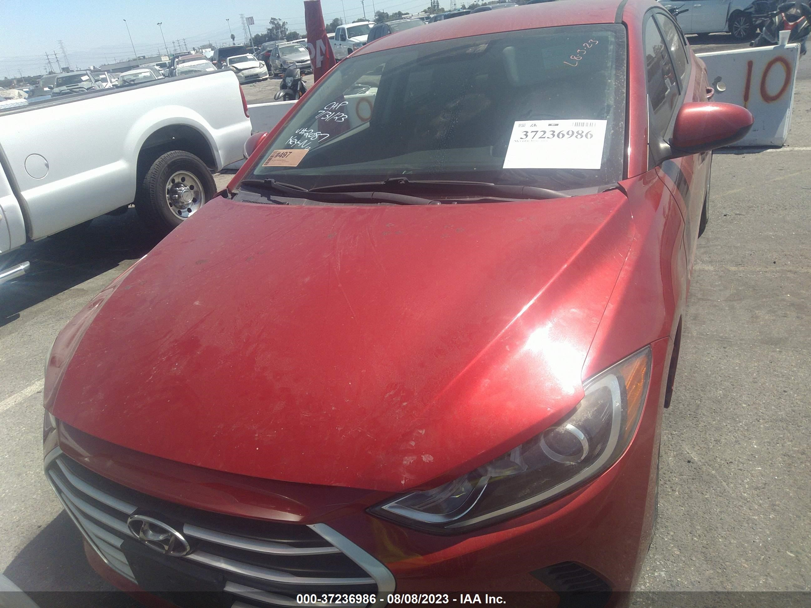 Photo 10 VIN: 5NPD74LF5HH102087 - HYUNDAI ELANTRA 