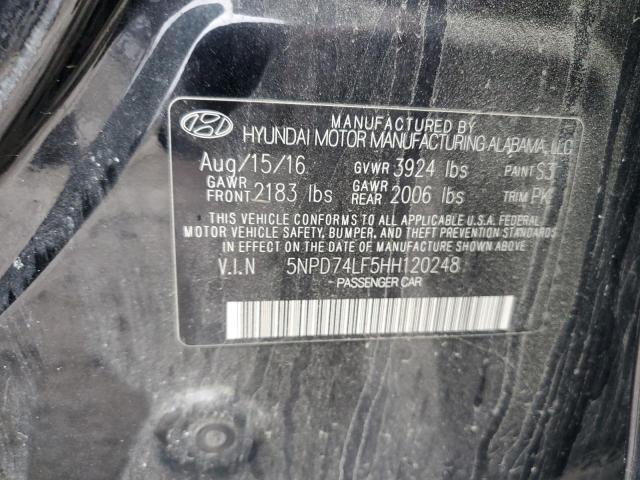 Photo 11 VIN: 5NPD74LF5HH120248 - HYUNDAI ELANTRA SE 