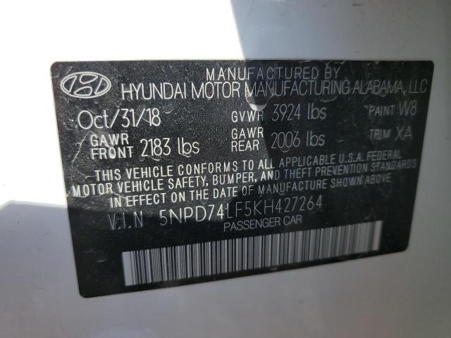 Photo 11 VIN: 5NPD74LF5KH427264 - HYUNDAI ELANTRA SE 