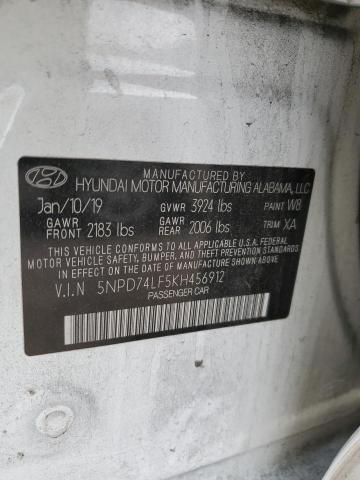 Photo 12 VIN: 5NPD74LF5KH456912 - HYUNDAI ELANTRA 