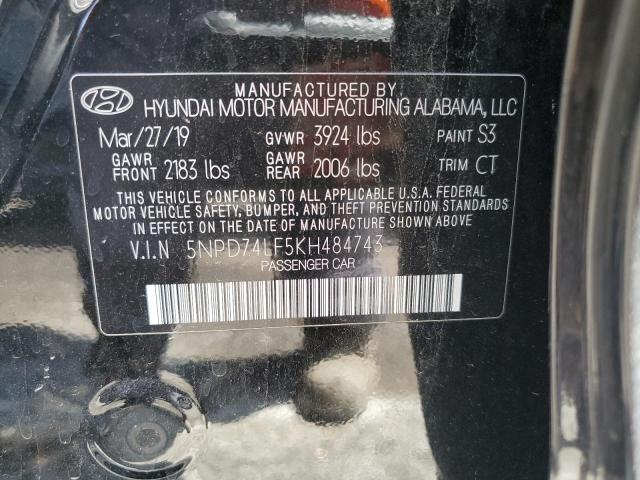 Photo 11 VIN: 5NPD74LF5KH484743 - HYUNDAI ELANTRA 