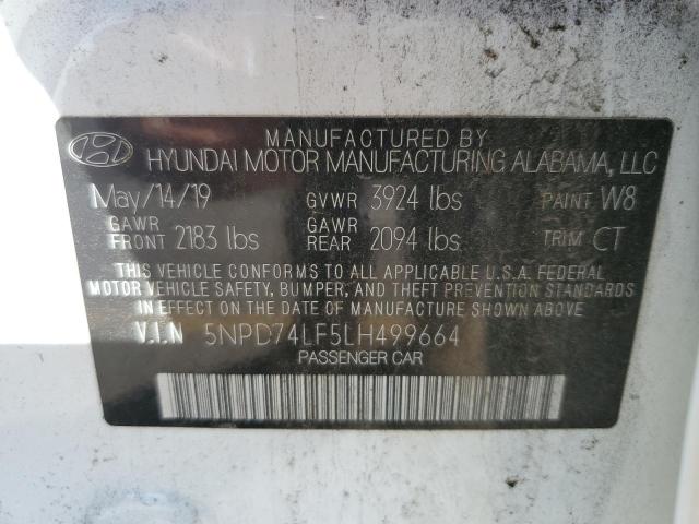 Photo 11 VIN: 5NPD74LF5LH499664 - HYUNDAI ELANTRA 