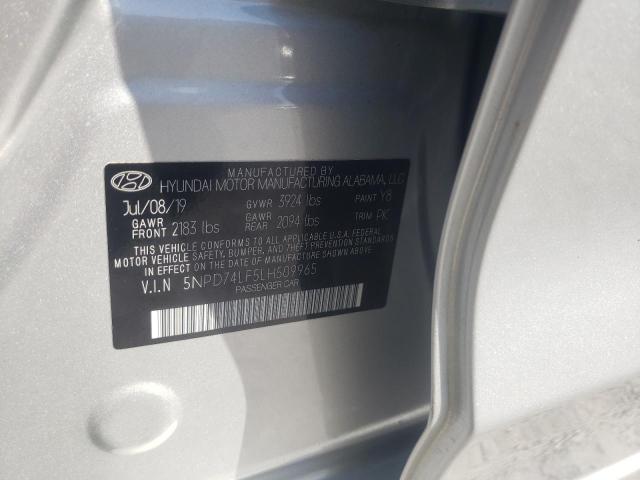 Photo 9 VIN: 5NPD74LF5LH509965 - HYUNDAI ELANTRA SE 