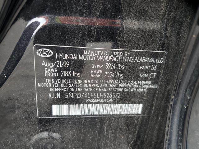 Photo 11 VIN: 5NPD74LF5LH526572 - HYUNDAI ELANTRA SE 