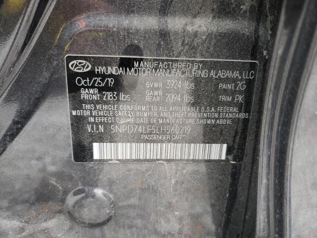 Photo 9 VIN: 5NPD74LF5LH560219 - HYUNDAI ELANTRA SE 