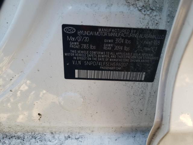 Photo 11 VIN: 5NPD74LF5LH596007 - HYUNDAI ELANTRA 