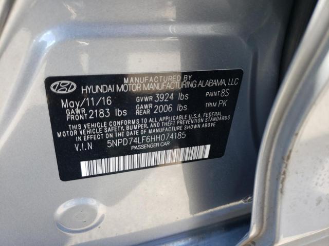 Photo 11 VIN: 5NPD74LF6HH074185 - HYUNDAI ELANTRA SE 