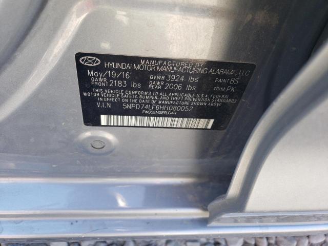 Photo 11 VIN: 5NPD74LF6HH080052 - HYUNDAI ELANTRA SE 