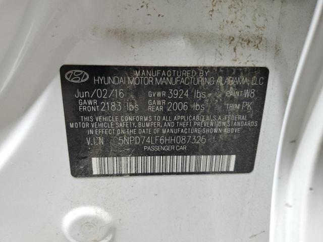 Photo 11 VIN: 5NPD74LF6HH087325 - HYUNDAI ELANTRA SE 