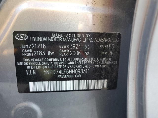 Photo 11 VIN: 5NPD74LF6HH098311 - HYUNDAI ELANTRA 