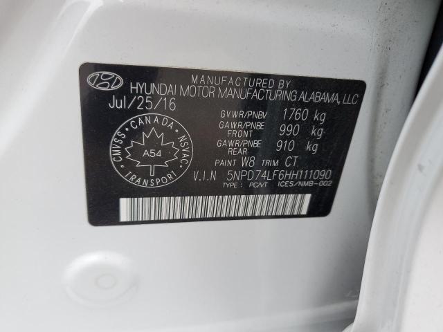 Photo 11 VIN: 5NPD74LF6HH111090 - HYUNDAI ELANTRA SE 