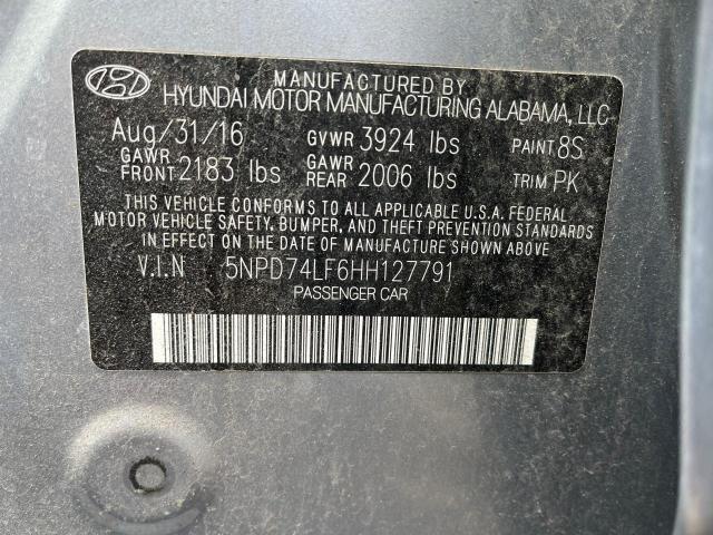 Photo 9 VIN: 5NPD74LF6HH127791 - HYUNDAI ELANTRA SE 