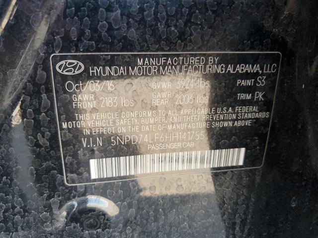 Photo 11 VIN: 5NPD74LF6HH141755 - HYUNDAI ELANTRA SE 