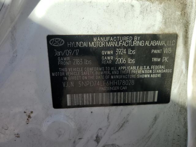 Photo 11 VIN: 5NPD74LF6HH178028 - HYUNDAI ELANTRA 