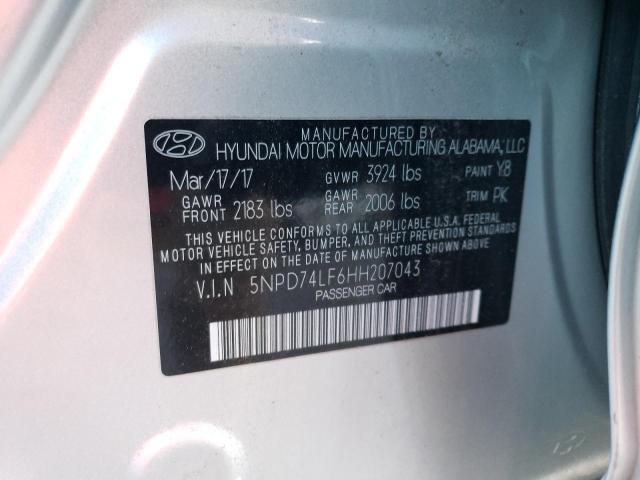 Photo 11 VIN: 5NPD74LF6HH207043 - HYUNDAI ELANTRA 