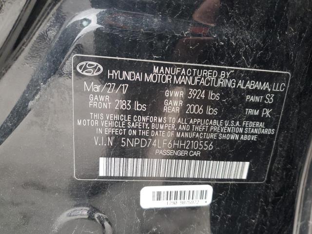 Photo 11 VIN: 5NPD74LF6HH210556 - HYUNDAI ELANTRA 