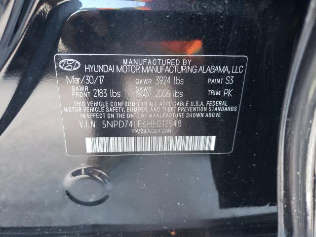 Photo 9 VIN: 5NPD74LF6HH212548 - HYUNDAI ELANTRA SE 