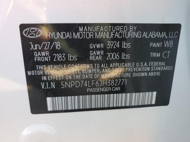 Photo 11 VIN: 5NPD74LF6JH382771 - HYUNDAI ELANTRA 