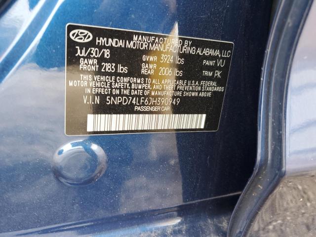 Photo 11 VIN: 5NPD74LF6JH390949 - HYUNDAI ELANTRA SE 