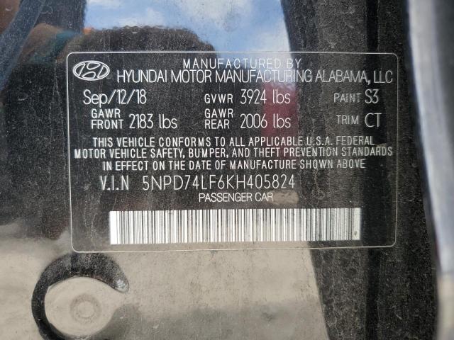 Photo 11 VIN: 5NPD74LF6KH405824 - HYUNDAI ELANTRA SE 