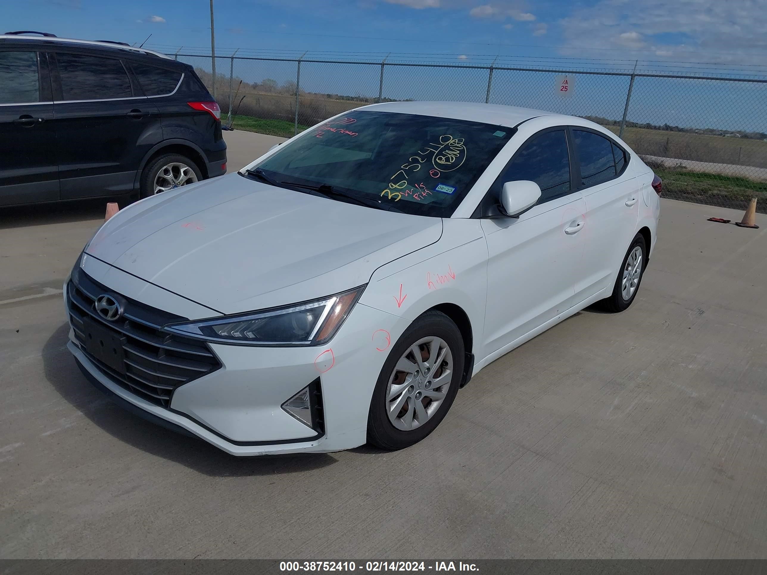 Photo 1 VIN: 5NPD74LF6KH491362 - HYUNDAI ELANTRA 