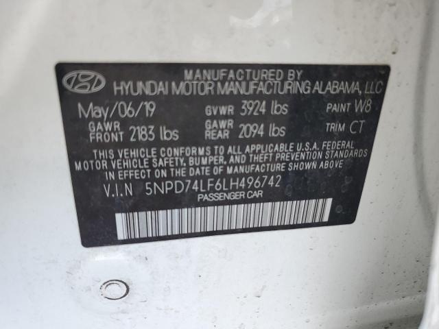 Photo 11 VIN: 5NPD74LF6LH496742 - HYUNDAI ELANTRA 