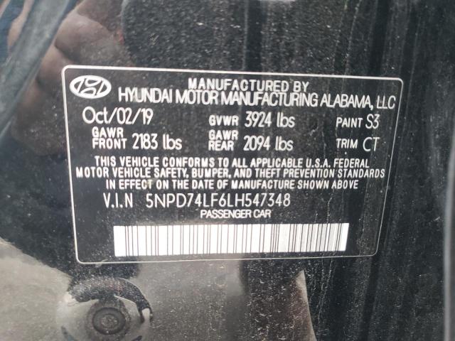 Photo 11 VIN: 5NPD74LF6LH547348 - HYUNDAI ELANTRA 